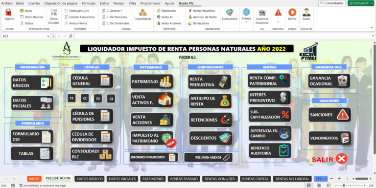 Declaración de renta de personas naturales AG 2022
