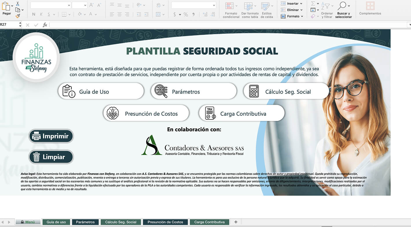 Liquidador Seguridad Social Independientes Excel
